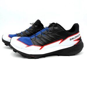 NEW Salomon Thundercross Trail Running Sneaker Men’s Black White Blue